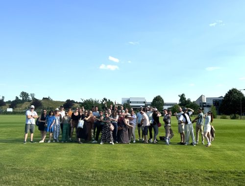 Photo de groupe de nos collaborateurs a l'initiation de golf